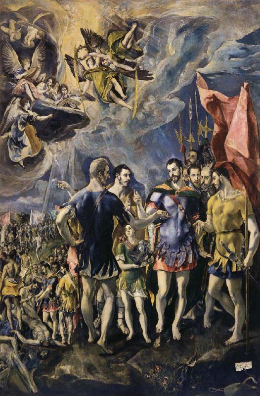 El Greco The Martyrdom of St Maurice Sweden oil painting art